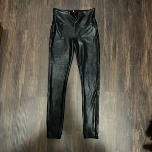 Spanx faux leather leggings